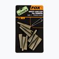 FOX кантове олово клипс опашка гуми 10 бр. Trans Khaki CAC478