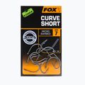 Haki karpiowe Fox Edges Armapoint Curve Shank Short szare CHK210 2