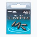 Drennan маслинови тежести с игла 5бр. кафяви TOOIO175