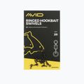 Кръгли пръстени Avid Carp Terminal Ringed Hookbait Swivels czarne A0640041 2
