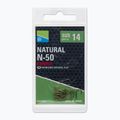 Preston Natural N-50 риболовни куки 15 бр. златни P0150057 3