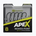 Haki Ridge Monkey Ape-X Beaked Point Barbed szare RMT288 2