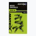 Риболовен превключвател Matrix Bead Swivels 10 бр. черен GAC375
