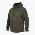 Fox Collection Зелена блуза с качулка Sherpa CCL10