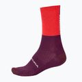 Чорапи за колоездене Endura Baa Baa Merino Winter granate
