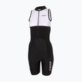 Дамски гащеризон за триатлон ZONE3 Lava Long Distance Trisuit black/white/green