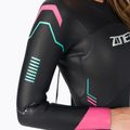 Дамски костюм за триатлон ZONE3 Agile black/pink/turquoise 6