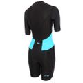 Дамски костюм за триатлон ZONE3 Activate SS Full Zip black/turquoise 2