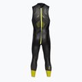 Мъжки неопренов костюм за триатлон ZONE3 Sleeveless Vision black/lime/gun metal 3