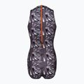 Дамски бански костюм от една част ZONE3 OWS Renew High Neck black/white 2