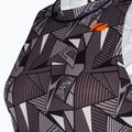 Дамски бански костюм от една част ZONE3 OWS Renew High Neck black/white 3
