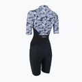 Дамски костюм за триатлон ZONE3 Lava Short Sleeve Trisuit white/gravel 2