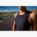 Мъжки костюм за триатлон ZONE3 Activate Trisuit black/red 6