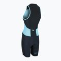 Дамски костюм за триатлон ZONE3 Activate Trisuit black/turquoise 3