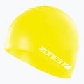 ZONE3 Силиконова плувна шапка hi-vis жълта