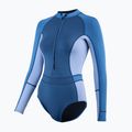 Дамски неопренов костюм за плуване ZONE3 Yulex multi blue/white