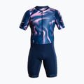 Мъжки гащеризон за триатлон ZONE3 Activate+ Trisuit print