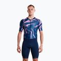 Мъжки гащеризон за триатлон ZONE3 Activate+ Trisuit print 3