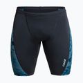 Мъжки шорти за плуване тип клин ZONE3 Performance Speed teal tie dye