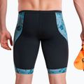 Мъжки шорти за плуване тип клин ZONE3 Performance Speed teal tie dye 5
