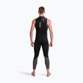 Мъжки неопренов костюм за триатлон ZONE3 Glide Sleeveless Wetsuit black/grey 4