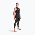 Мъжки неопренов костюм за триатлон ZONE3 Glide Sleeveless Wetsuit black/grey 5