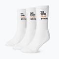Мъжки чорапи BOXRAW We Don't Play Boxing Crew 3 pairs white