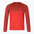 Endura Core Printed пламък червено колоездене с дълъг ръкав за мъже 3