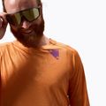 Мъжка блуза с дълъг ръкав за колоездене Endura Singletrack Print end orange 4