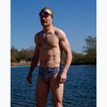 Мъжки слипове за плуване HUUB Trunk Yee gray/orange 3