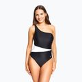 Дамски бански от една част Zoggs Lattice One Shoulder blue / white 7