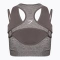 Gymshark Vital Rise Спортен сив сутиен за тренировка 2