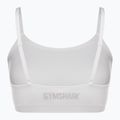 Gymshark Безшевен сутиен с високо деколте фитнес сутиен бял 6