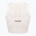 Дамски топ Gymshark Energy Seamless Crop Top cream white 6