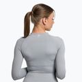 Дамски тренировъчен топ с дълъг ръкав Gymshark Vital Seamless Crop Top light grey 3