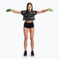 Горнище за тренировка за жени Gymshark Zone Graphic Crop black/lime 2