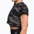 Горнище за тренировка за жени Gymshark Zone Graphic Crop black/lime 4