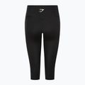 Дамски клинове с изрязани крачоли Gymshark Training black/white 6