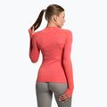 Дамски тренировъчен топ с дълъг ръкав Gymshark Vital Seamless Top червено/оранжево/бяло 3