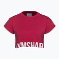 Дамски топ Gymshark Training Fraction Crop Top lava pink 5