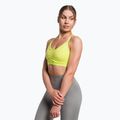 Gymshark Ruched Training Спортни проблеми жълт фитнес сутиен