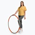 Дамска тренировъчна тениска Gymshark GFX Legacy Tee жълто/бяло 2