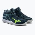Мъжки обувки за волейбол Mizuno Thunder Blade 3 Mid blue V1GA217538 5