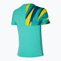 Мъжка тениска за тенис Mizuno Shadow Graphic Tee turquoise 2