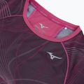 Дамска тениска за бягане Mizuno Aero Tee gape wine 3