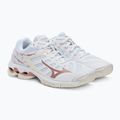 Дамски обувки за волейбол Mizuno Wave Voltage white V1GC216036 4