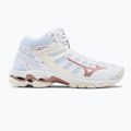 Дамски обувки за волейбол Mizuno Wave Voltage Mid white V1GC216536 2