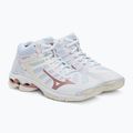 Дамски обувки за волейбол Mizuno Wave Voltage Mid white V1GC216536 4