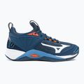 Мъжки обувки за волейбол Mizuno Wave Momentum 2 dark denim/white/scarlet ibis 2