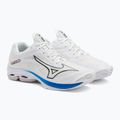 Мъжки обувки за волейбол Mizuno Wave Lightning Z7 undyed white/moonlit ocean/peace blue 5